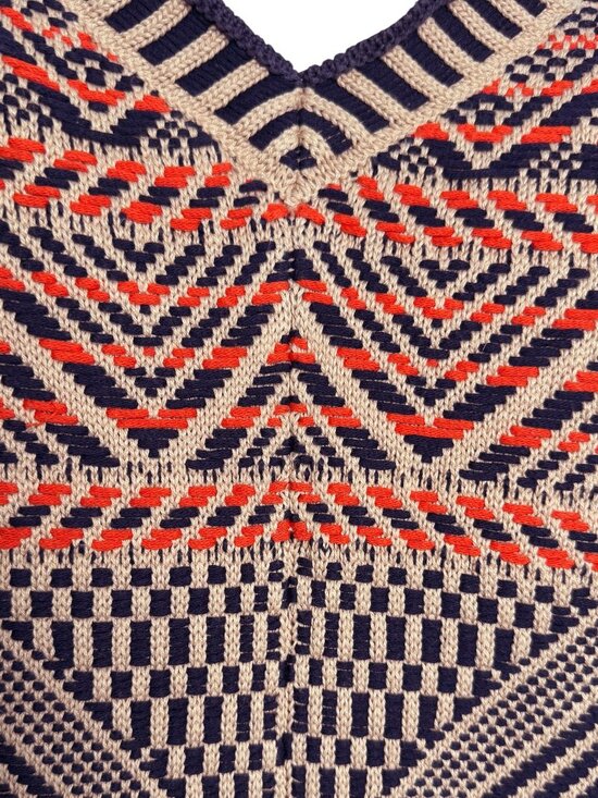 ANTHROPOLOGIE MOTH WOVEN SWEATER CABINCORE CARDIGAN GORPCORE COTTAGECORE COZY M - Picture 3 of 7